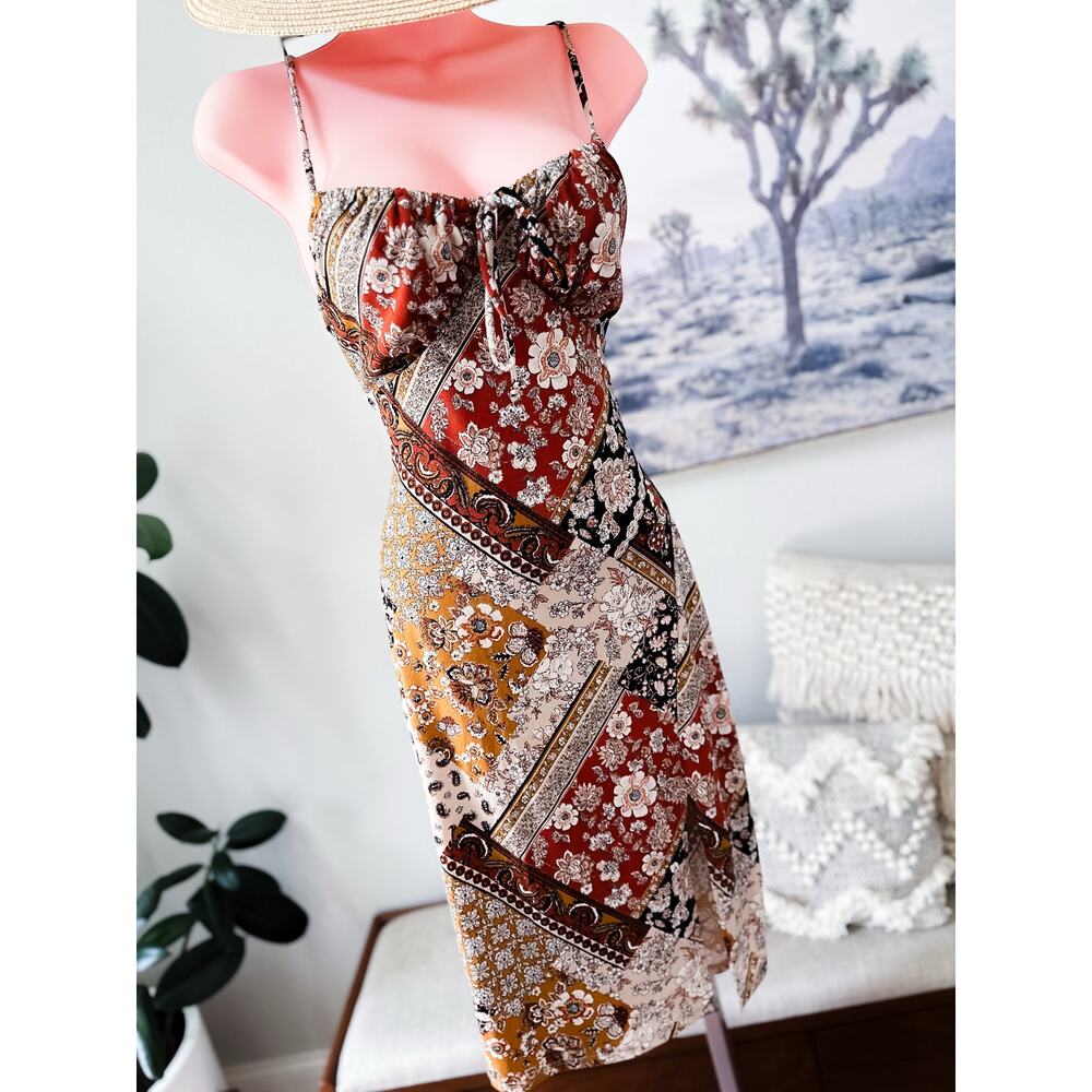 Sunset Spells Boheme in Bloom patchwork floral co… - image 3